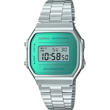 Hodinky Stříbrné hodinky Casio Vintage A168WEM-2EF se stopkami