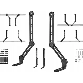 Televizní držák Držák soundbaru pod TV nad televizor, silná police na reproduktor do 15 kg