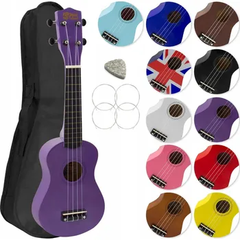 Ukulele Sopránové ukulele UKULELE SOPRÁNOVÉ + POUZDRO / OBAL + TRSÁTKO + STRUNY