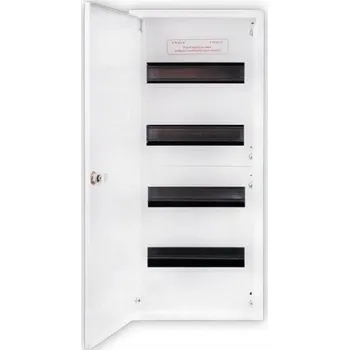 Rozvaděč Modulární rozvodnice nástěnná bílá 4 x 12 modulů RZ 16NN KUBIAK