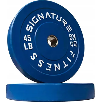 Závaží Olympijské Bumper Signature Fitness 20 kg Modré