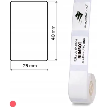 Speciální papír Samolepicí štítky, termální samolepky pro tiskárnu Niimbot D101, 25x40 mm