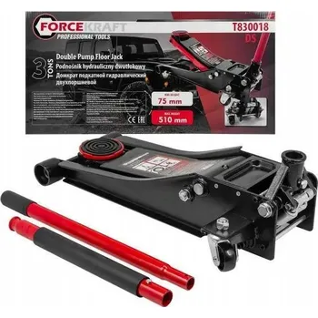 Hever Nízkoprofilový Hever zvedák 2pístkový, žabkový, 3t