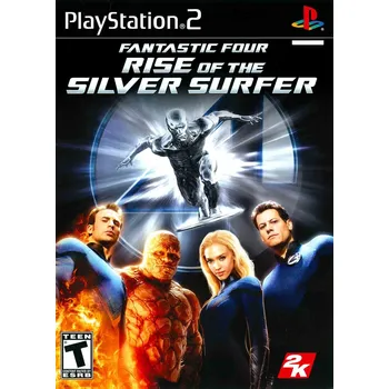 Hra pro starou konzoli Hra Fantastic Four: Rise Of The Silver Surfer (Fantastická Čtyřka) pro PS2 Playstation 2 konzole
