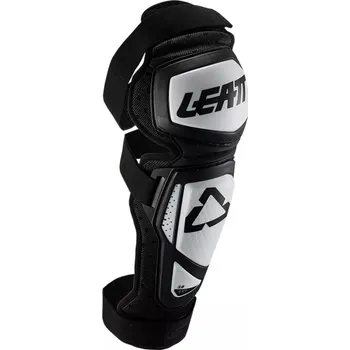 Chránič kolene LEATT chrániče na kolena - KNEE & SHIN GUARD 3.0 EXT - černá/bílá