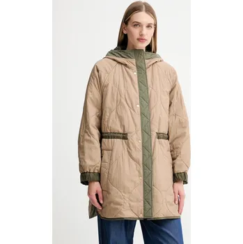 Dámský kabát Oboustranná bunda Weekend Max Mara ALCAMO 2525496011600 zelená 78X, vel. 36