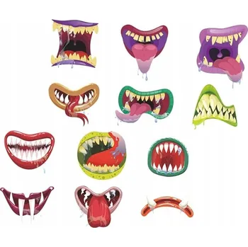 samolepka Samolepky na zeď Halloween Dekorace Svítící ve tmě Čelisti