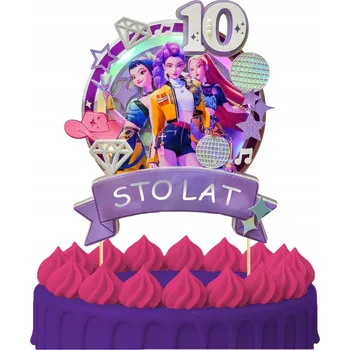 Obraz ZÁPICH DO DORTU HUNTRIX KPOP DEMON HUNTERS SADA POSTAVIČEK OZDOBY 1 Ks #5