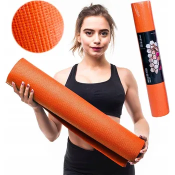 podložka na cvičení Podložka na cvičení Allright 172 cm x 61 cm oranžová