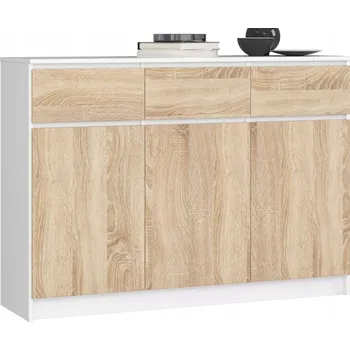 Komoda Komoda Akord 138 x 40 x 9,9 9 Cm bílá matná