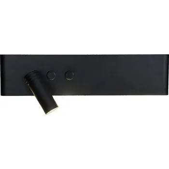 Nástěnné svítidlo LED Nástěnné bodové svítidlo RESORT LED/10W/230V + LED/3W černá levá