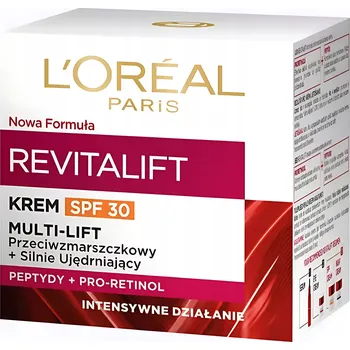 Pleťový krém Zpevňující krém na obličej L'Oréal Paris Revitalift 30 SPF denní krém 50 ml