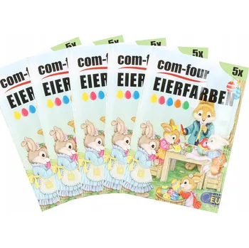 Velikonoční dekorace 25x BARVY NA VAJÍČKA, BARVENÍ VAJEC NA Velikonoce, MNOHO BAREV