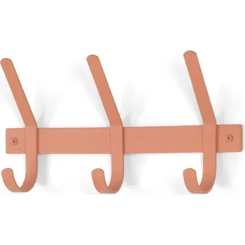 Věšák Kovový nástěnný věšák v lososové barvě Dexter – Spinder Design ID_1616838