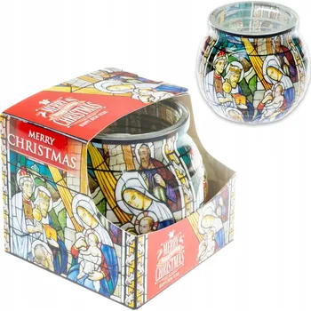 Svíčka Quo Vadis Parafínová vonná svíčka s vůní Vánoc 1 ks Vánoční