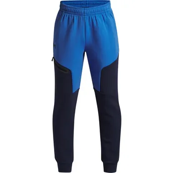 Dětské tepláky na volný čas Under Armour B UNSTOPPABLE FLEECE JOGGERS modré 1386689-403 - YM | UK 14 | US 15