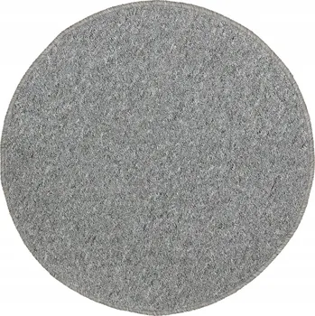 Koberec KOBEREC KULATÝ ŠEDÝ GRAFIT MELÍR SMYČKOVÝ DO POKOJE TURBO prům. 150 cm