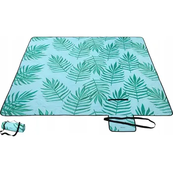 Pikniková deka PIKNIKOVÁ DEKA PLÁŽOVÁ KEMPINGOVÁ TURISTICKÁ 200x200 VODĚODOLNÁ TYRKYSOVÁ