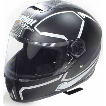 Helma na motorku PŘILBA SAFEBET HF-112 MATNÁ ČERNÁ Q217 XL (BEZ ECE)