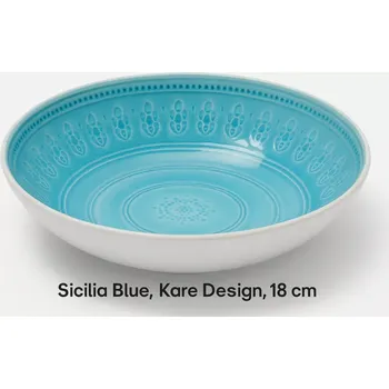 Sada nádobí Miska Sicilia Blue, Kare Design, průměr 18 cm