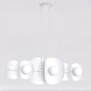 Emibig ELEMENTI 6 WHITE Závěsné/stropní svítidlo Bílé G9 8W MAX LED Bílá