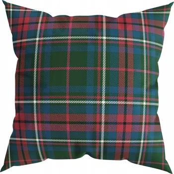 Povlak na dekorativní polštářek Vánoční povlaky na polštáře 40x40 Povlak na polštář Kostkovaný 8785