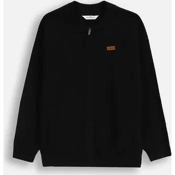 Chlapecká mikina Dětská bavlněná mikina Coccodrillo ZC5172201CBJ černá 99X, vel. 152