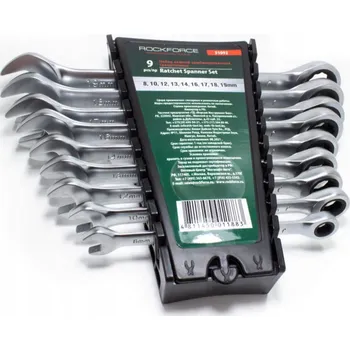 Klíč Sada očkoplochých klíčů s ráčnou 8-19mm