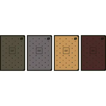 Sešit Sešit A5 s mřížkou Interdruk, 96 listů, měkká obálka, šedo-stříbrný