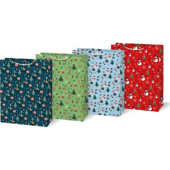 Dárková taška MFP Paper Taška MFP vánoční T14 mix V5 405x555x205