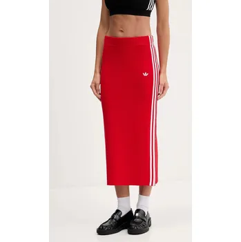 Dámská sukně Sukně adidas Originals Knit 3s JW2660 červená 33X, vel. S