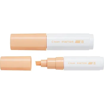 PILOT POPISOVAČ PINTOR B SVĚTLE ORANŽOVÝ NA KERAMIKU, SKLO A TEXTIL