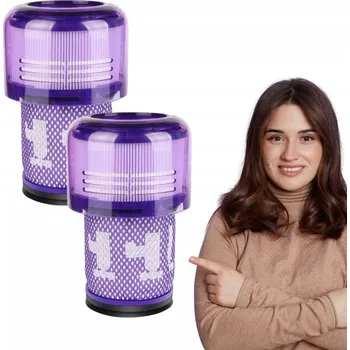 Filtr do vysavače Omyvatelný filtr pro Dyson V12 Detect Slim Absolute, sada 2 ks HEPA