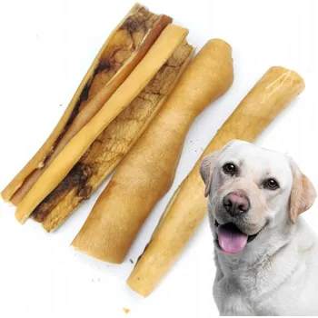 Pamlsek pro psa Konská kůže bez srsti 15cm - 200g. Konské maso pro psy