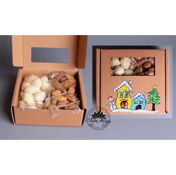 Mlsná krabička S - Zimní vesnička