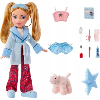 Panenka Bratz Slumber Party Cloe PANENKA MODOWA PANENKA PRO DĚTI PANENKY DÁREK