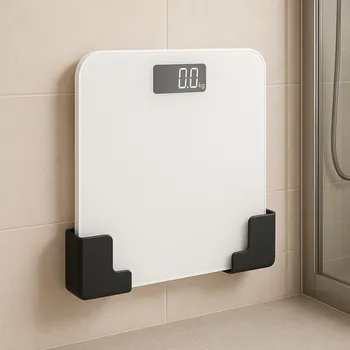 Household Pár plastových držáků na váhu nebo prkénko na krájení / Černá