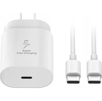 RYCHLÁ NABÍJEČKA SMARTIEE USB-C 25W PD + KABEL USB-C 1m - SADA