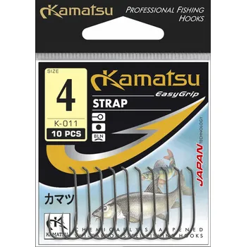 Rybářský háček Spinningové Háčky s protihrotem Kamatsu Strap K-011, 10 ks
