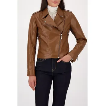 Dámské sako MONARI CIAO BELLA dámská bunda hnědá koženková
