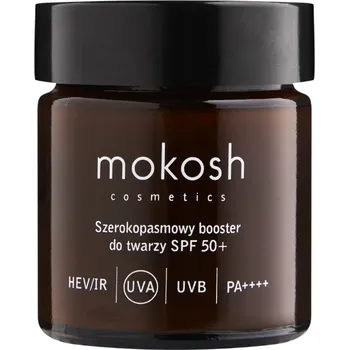 Opalování Mokosh Ochrona i Antyoksydacja Široké spektrum na obličej SPF50+ Aloe Vera 30ml