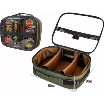 Pouzdro na rybářské vybavení Taška Organizér s průhledným víkem na 3 přihrádky (27х19х8сm)