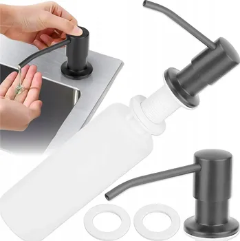 Dávkovač mýdla Dozownik MEMFLOW Manuální dozownik 300 ml chrom