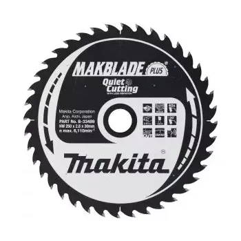 Pilový kotouč B-33489 Kotouč pilový dřevo MAKBLADEplus 250x2.8x30mm 40Z Makita