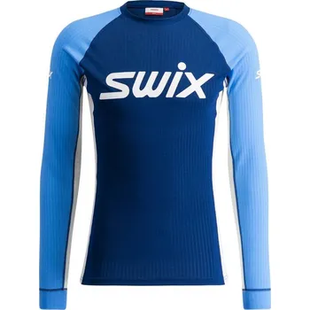 Pánské termo spodní prádlo Swix tričko RaceX Classic Long Sleeve M estate blue - L
