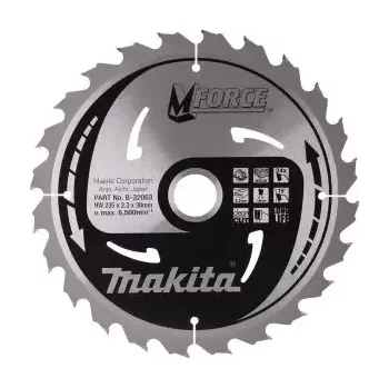 Pilový kotouč B-32063 Kotouč pilový dřevo MFORCE 235x2.3x30mm 24Z Makita