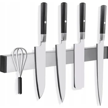 Stojan na nože LISTWA MAGNETYCZNA NA NOŽE LISTWA NA NOŽE VĚŠÁK MAGNET MAGNETICKÝ DRŽÁK