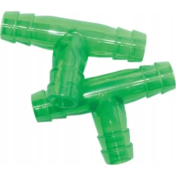 Zavlažovač T-ROZDĚLOVAČ SPOJKA NA HADICI PRO FILTR AKVARIJNÍHO FILTRAČNÍHO SYSTÉMU 16MM 2 KS