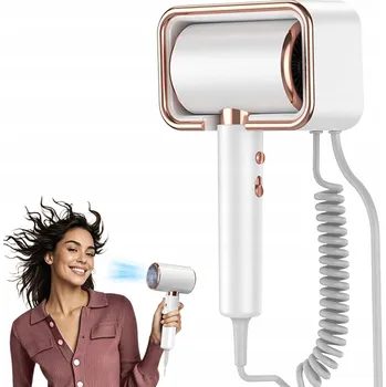 Péče o vlasy Nástěnný Fén na Vlasy s IONIZACÍ, Výkonný 2000W