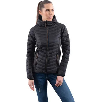 GTS 440422L - dámská hybridní bunda s kapucí - Carbon 46